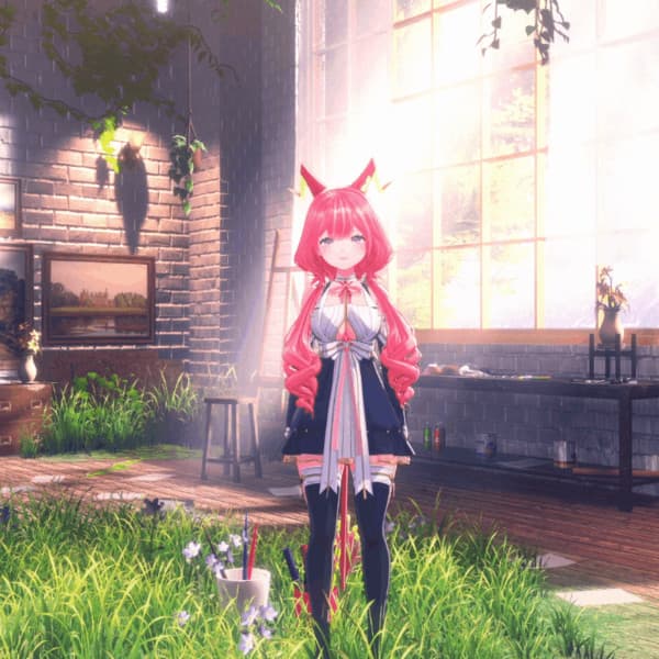 [선물] [3D배경]  Art Studio_낮 (HANI작가)