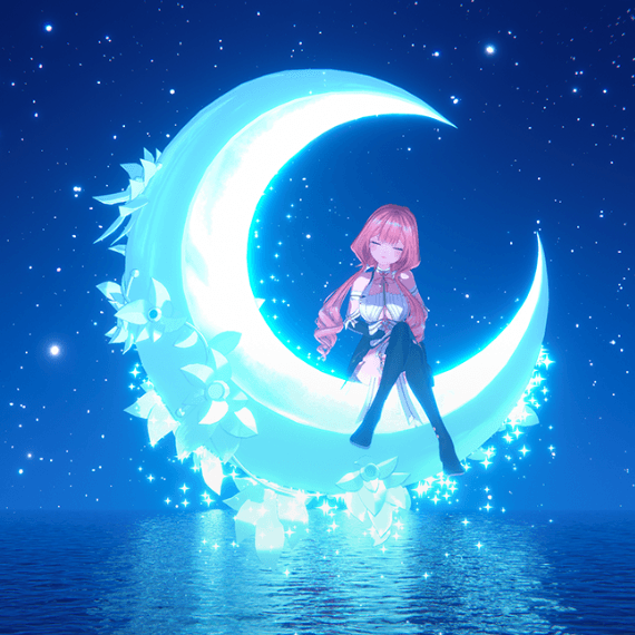 [선물] [3D프랍] 푸른 달