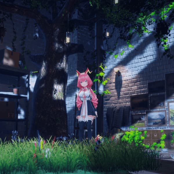 [선물] [3D배경]  Art Studio_밤 (HANI작가)