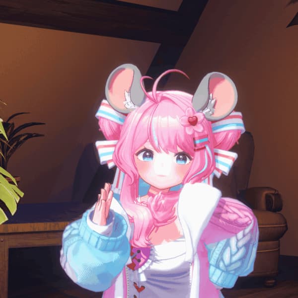 [선물] [3D프랍] 생쥐 귀+꼬리