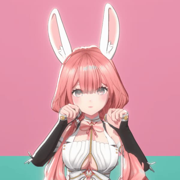 [선물] [3D프랍] 토끼 귀+꼬리