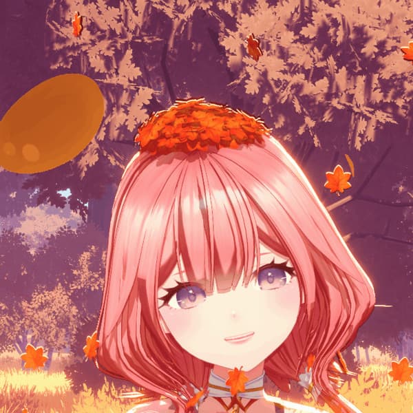 [선물] [3D프랍] 가을 낙엽에 숨은 다람쥐