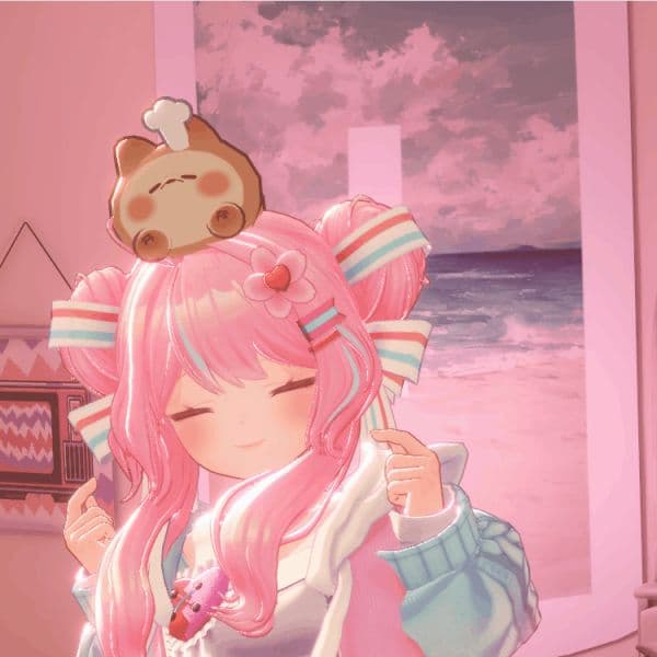 [3D프랍] 머리 위 다섯 동물친구들 (cvcr작가)